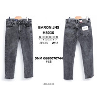 Baron Класичні джинси сірого кольору Classic fit 32-40 8036