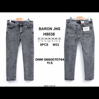 Baron Класичні джинси сірого кольору Classic fit 32-42 8038