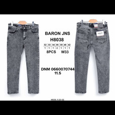 Baron Класичні джинси сірого кольору Classic fit 32-42 8038