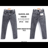 Baron Класичні джинси сірого кольору Classic fit 30-38 8039