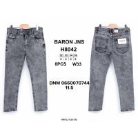 Baron Класичні джинси сірого кольору Classic fit 32-36 8042