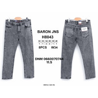 Baron Класичні джинси сірого кольору Classic fit 32-40 8043