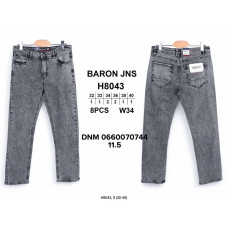 Baron Класичні джинси сірого кольору Classic fit 32-40 8043