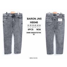 Baron Класичні джинси сірого кольору Classic fit 34-44 8046
