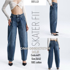 Bella Скейтер джинси синього кольору Skater 34-42 4491