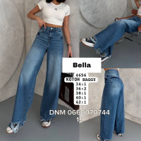 Bella Баггі джинси синього кольору Baggy 34-42 4656