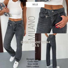 Bella Straight джинси сірого кольору 32-40 5021