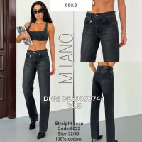 Bella Straight джинси сірого кольору 32-40 5022