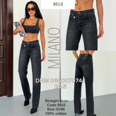 Bella Straight джинси сірого кольору 32-40 5022