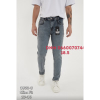 Sea lion Звужені джинси блакитного кольору стрейч Slim fit 29-36 3803-3