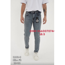 Sea lion Звужені джинси блакитного кольору стрейч Slim fit 29-36 3803-3