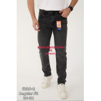 Blackzi Regular джинси штанка по нозі сірого кольору стрейч 30-38 5236-2