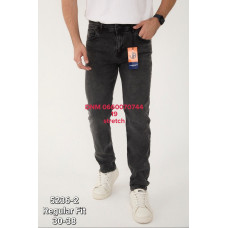 Blackzi Regular джинси сірого кольору штанка по нозі стрейч весна регуляр 30-38 5236-2