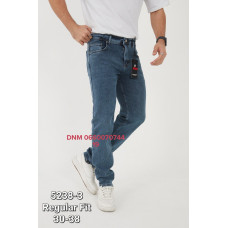 Blackzi Regular джинси штанка по нозі синього кольору стрейч 30-38 5238-3