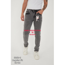 Blackzi Regular джинси сірого кольору штанка по нозі стрейч весна регуляр 30-38 5252-2