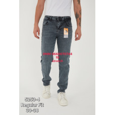 Blackzi Regular джинси  штанка по нозі сіро синього кольору стрейч 30-38 5253-4