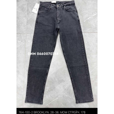Brooklyn Мом джинси сірого кольору Mom fit 28-36 764-100-2