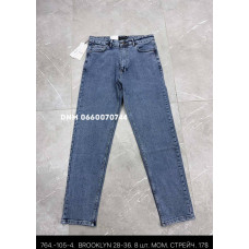 Brooklyn Мом джинси блакитного кольору Mom fit 28-36 764-105-4