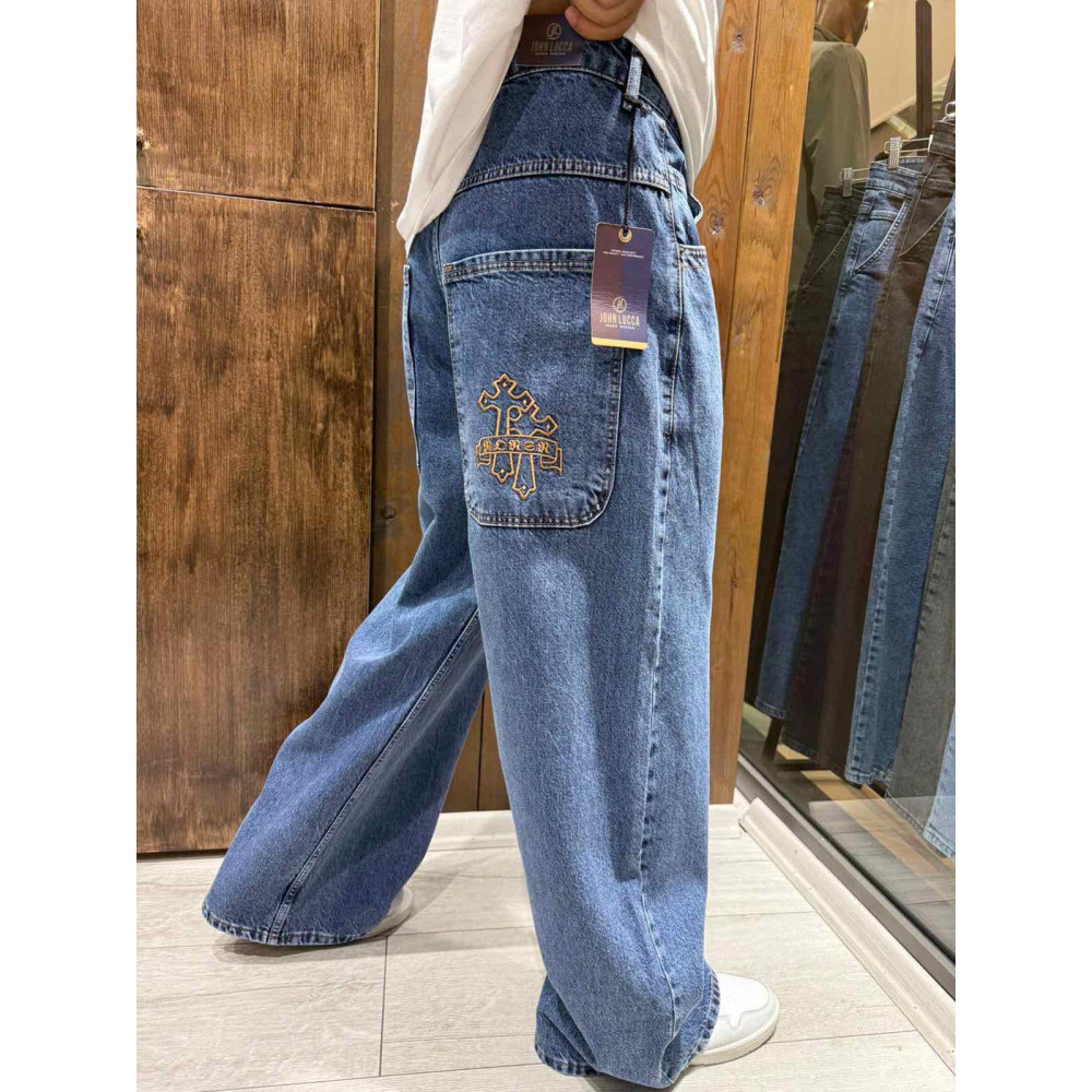 John Lucca Баггі джинси синього кольору Baggy 25-32 600