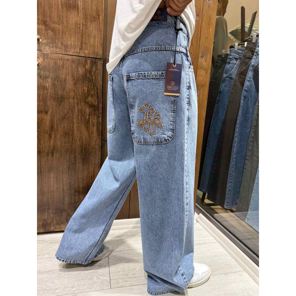 John Lucca Баггі джинси блакитного кольору Baggy 25-32 601