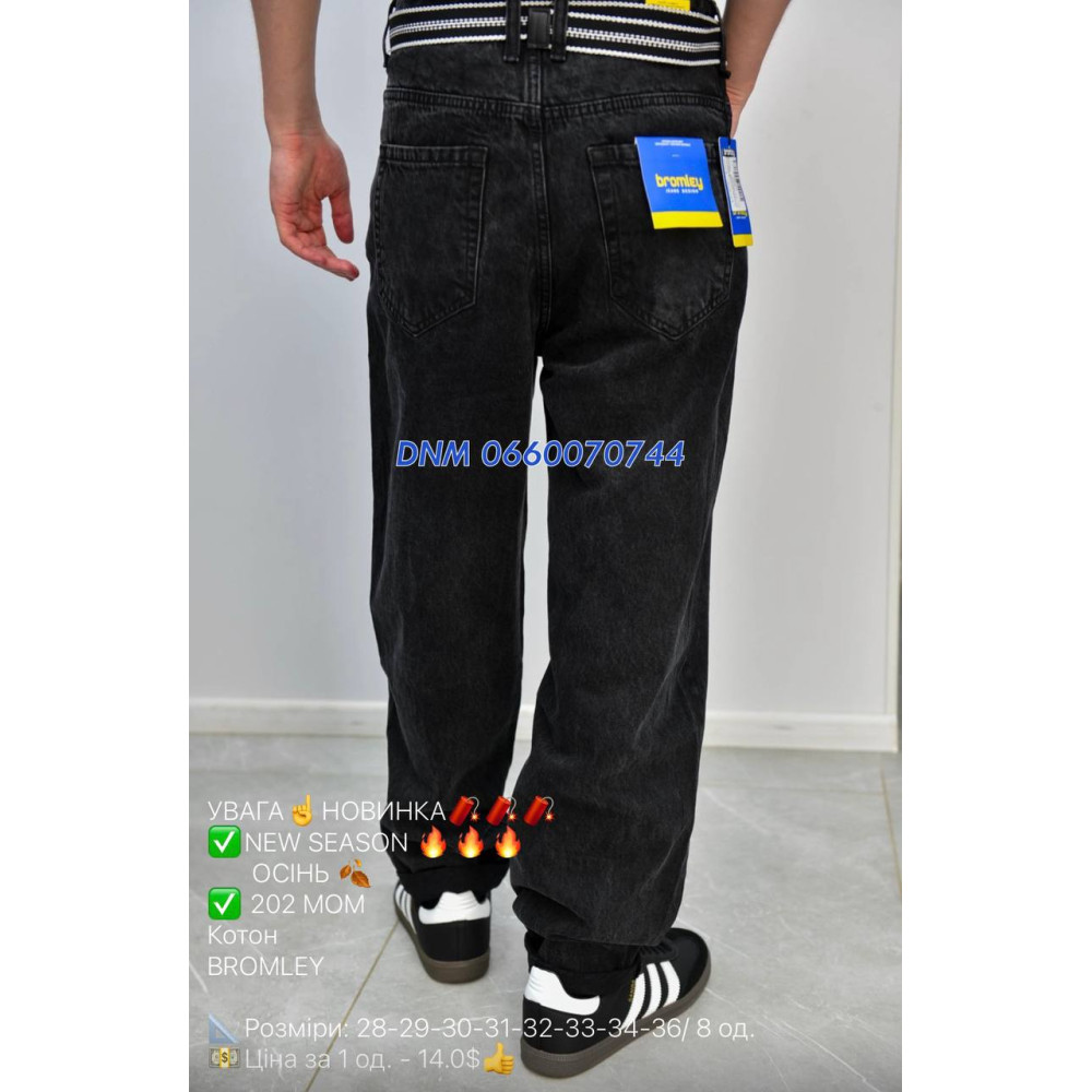 Bromley Мом джинси чорного кольору Mom fit 28-36 202