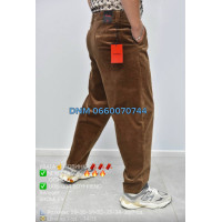Bromley Бойфренд джинси вельветові коричневого кольору Boyfriend 29-36 05-004