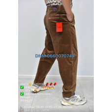 Bromley Бойфренд джинси вельветові коричневого кольору Boyfriend 29-36 05-004