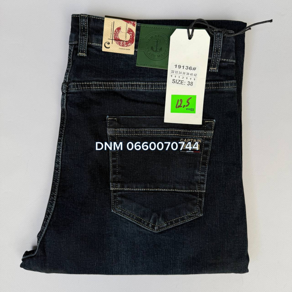 Captain Класичні джинси синього кольору Classic fit 32-42 19136
