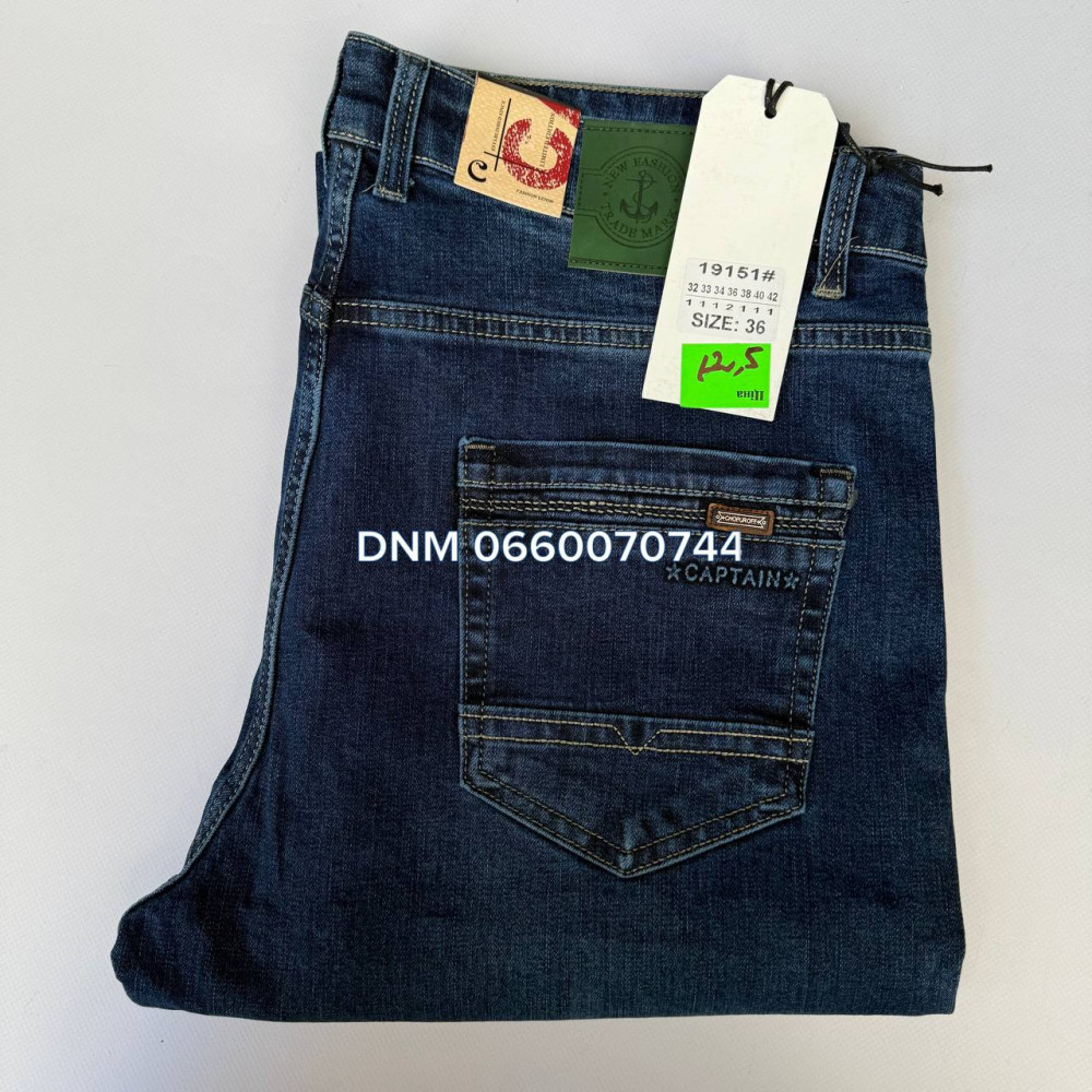 Captain Класичні джинси синього кольору Classic fit 32-42 19151