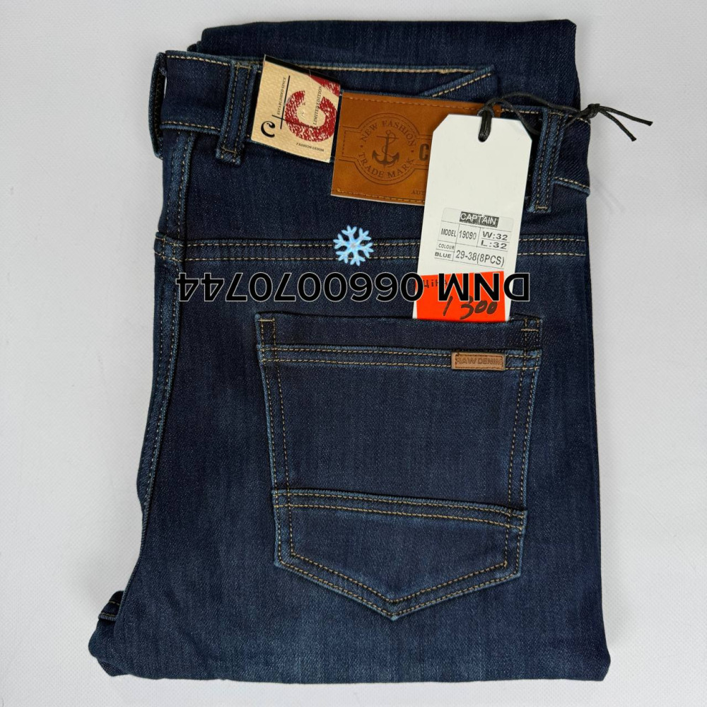Captain Класичні джинси синього кольору Classic fit 29-38 19090