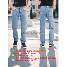 Captain Класичні джинси блакитного кольору Classic fit 29-38 19170