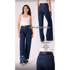 Cracpot Wide leg джинси синього кольору широкі 25-29 1209