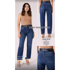 Cracpot Мом джинси синього кольору Mom fit 25-29 1615