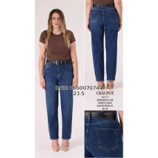 Cracpot Мом джинси синього кольору Mom fit 28-32 1617-1