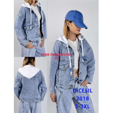Dicesil  Куртка джинсова синього кольору S-3XL 2018