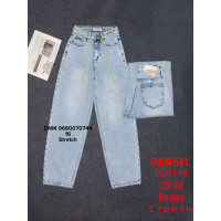 Dknsel Баггі джинси блакитного кольору Baggy 25-29 2711