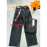 Denim Wide leg джинси сірого кольору широкі 31-38 1597