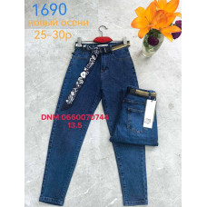 Denim Мом джинси синього кольору Mom fit 25-30 1690