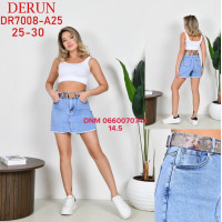 Derun Спідниця джинсова блакитного кольору стрейч літо 25-30 7008
