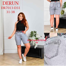 Derun Шорти сірого кольору стрейч літо 31-38 7013
