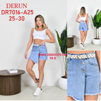 Derun Спідниця джинсова блакитного кольору стрейч літо 25-30 7016