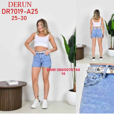 Derun Шорти блакитного кольору стрейч літо 25-30 7019