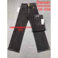 Derun Wide leg джинси сірого кольору широкі 28-33 8162