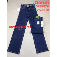 Derun Wide leg джинси синього кольору широкі 25-30 8197
