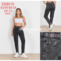 Derun Мом джинси сірого кольору Mom fit 28-33 8299