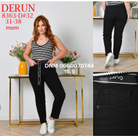 Derun Мом джинси чорного кольору Mom fit 31-38 8363