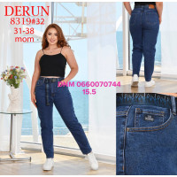 Derun Мом джинси синього кольору Mom fit 31-38 8319