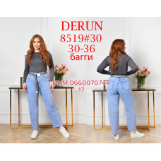 Derun Баггі джинси блакитний кольору Baggy fit 30-36 8519
