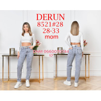 Derun Мом джинси сірого кольору 28-33 8521