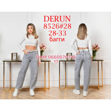 Derun Баггі джинси сірого кольору Baggy fit 28-33 8526